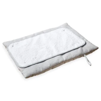Image of Clair de Lune Luxury Multi Functional Roly Poly Waffle Changing Mat Perfect for Out and About Grey
