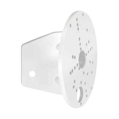 Image of Eglo Outdoor Spotlight Corner Wall Mount, Steel Bracket for Lamps, Colour: White, Ø: 11.2 cm (4.4&quot;)