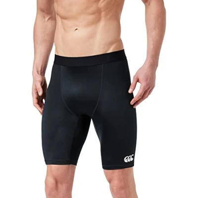 Image of Canterbury Men&#039;s Mercury TCR Compression Shorts, Black, S