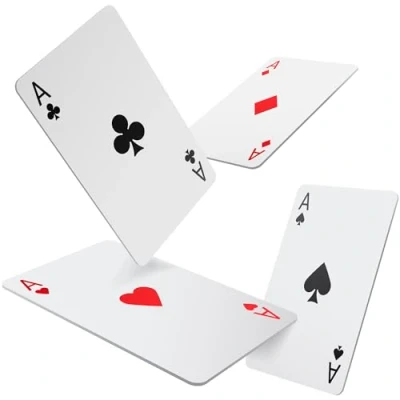 Image of HiFEN® Jumbo Playing Cards Deck Pack of 54 (8.5x12cm) Poker Party Garden Indoor Outdoor Games Large