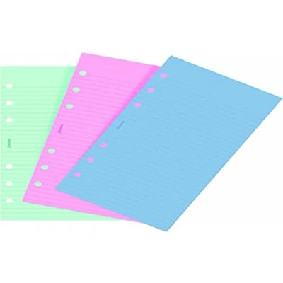 Image of Filofax Personal Ruled Notepaper Fashion Coloured