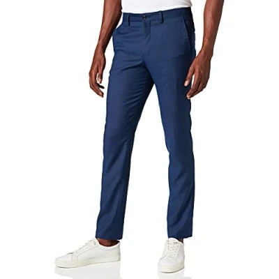 Image of JACK &amp; JONES Premium Men&#039;s Jprsolaris Trouser Noos Suit Trousers, Blue (Medieval Medieval Blue), W32 (Manufacturer Size: 46)