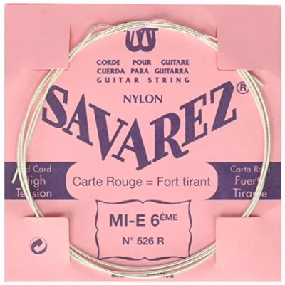 Image of Savarez Strings for Classic Guitar Traditional Concert 526R single string E6w standard, fits set 520F, 520R, 520P1, 520P3