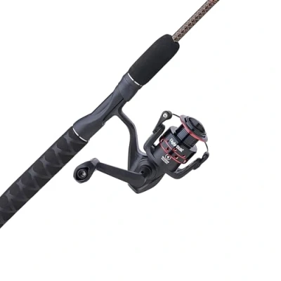 Image of Ugly Stik GX2 Spinning Reel and 6&#039; Fishing Rod Combo, 2 Piece, Graphite Fiberglass with Clear Tip Design