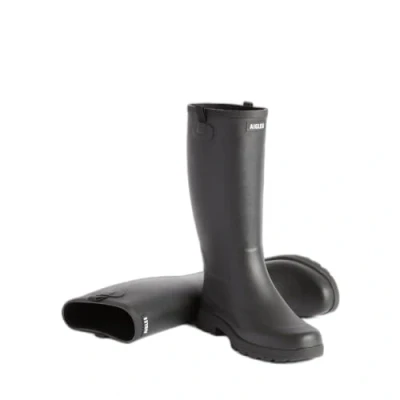 Image of Aigle ALYA HIGH women&#039;s Wellington Boots in Black