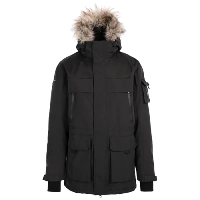 Image of Trespass Men&#039;s Pillaton Male Rainwear Jacket Tp75, Black, XXL