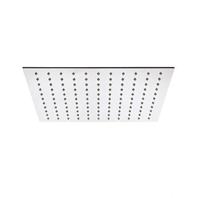 Image of Milano Arvo Modern 400mm Square Ultra Thin Fixed Rainfall Shower Head Chrome