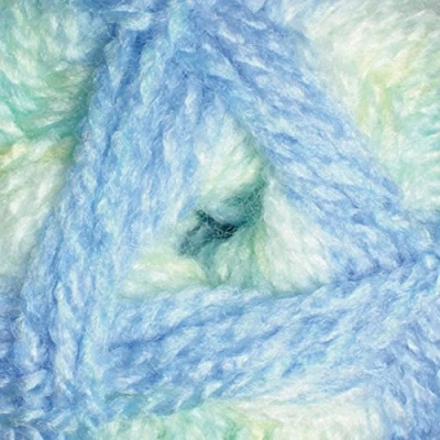 Image of James Brett Baby Marble DK Knitting Yarn Soft Double Knit Wool 100g Ball (Blues Green Yellow BM25) by