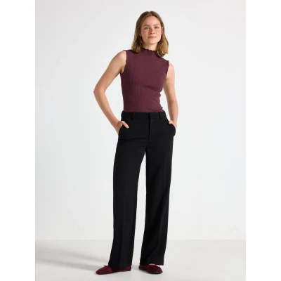 Image of NOOR straight trousers with regular waist