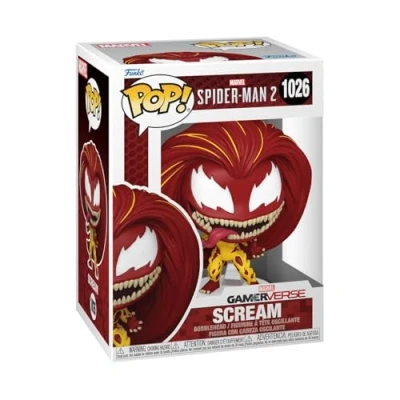 Image of Funko POP! Games: SM2VG SCREAM Spider man 2 Video Game Collectable Vinyl Figure Gift Idea Official Merchandise Toys for Kids &amp; Adults Games Fans