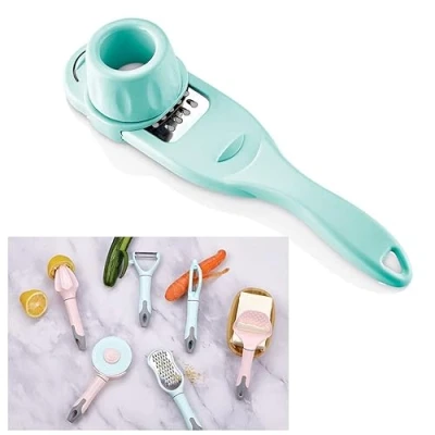 Image of Pretty Pastels BPA Free Luxury Kitchen Tools &amp; Gadgets, Easy Use, Hang Store (Garlic Presser)
