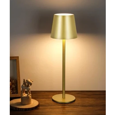 Image of Faithorse Cordless Table Lamp, 5200mAh Battery Operated Lamps IP54 Waterproof Desk Lamp with 3 Color Modes Rechargeable Night Light Touch Control Bedside for Bedroom (Champagne)