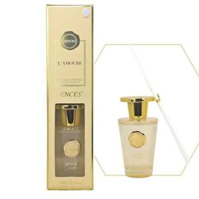 Image of Sences Large Boutique Reed Diffuser Home Fragrance 300ml L&#039;Amoure