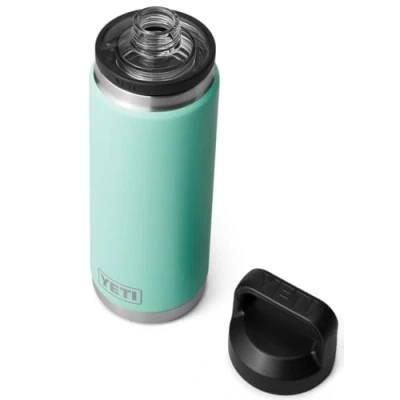 Image of YETI Rambler Bottle Chug, Vaccum Insulated Stainless Steel with Chug Cap, Seafoam, 26 oz (760 ml)
