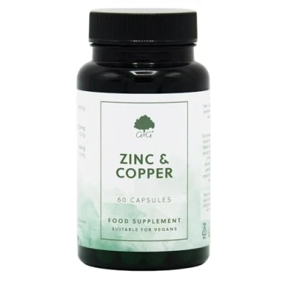 Image of Zinc (picolinate) &amp; Copper (gluconate) Capsules 15mg 1mg per Capsule 60 Vegan G&amp;G Vitamins