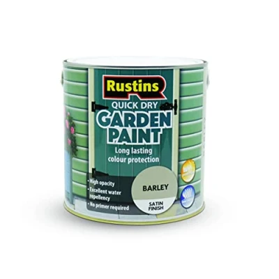 Image of RUSTINS GAPBA2500 Quick Dry Garden Paint Barley 2.5L