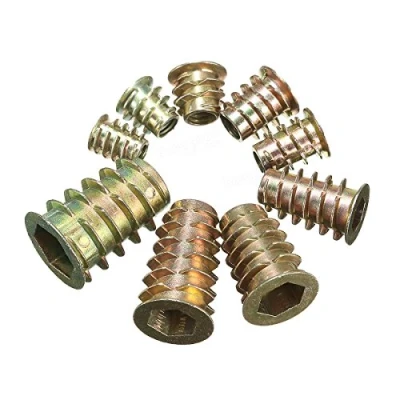 Image of Veda M8 X 15 TYPE D THREADED WOOD INSERT NUTS (PACK OF 25)