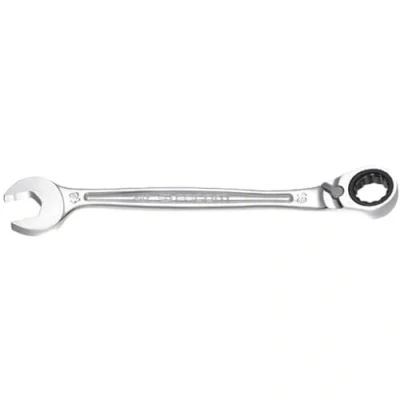 Image of Facom 467B.30 Metric Combination Ratchet Wrench, Silver, 30 mm