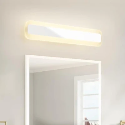 Image of Dehobo Bathroom Mirror Front Lights IP44 Shaver Light Picture Vanity 42CM 9W 4000K LED Wall Cabinet Lamp Dressing Table for Bedroom Living Room No Switch