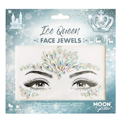 Image of Face Jewels by Moon Glitter Festival Body Gems, Crystal Make up Eye Stickers, Temporary Tattoo (Ice Queen)