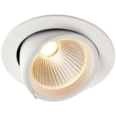 Image of Axial CCT 30W Round Recessed Downlight Matt White Paint
