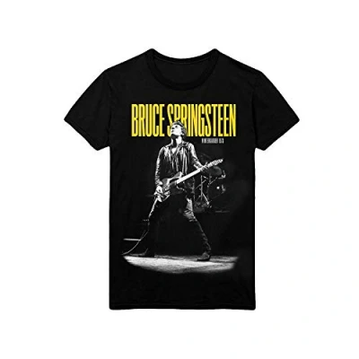 Image of Bruce Springsteen Winterland Ballroom Guitar Official Tee T Shirt Mens Unisex (Small) Black