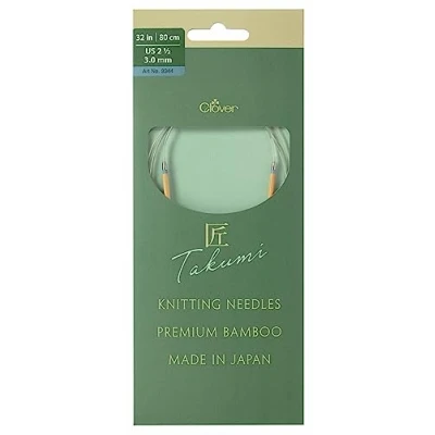 Image of Takumi Pro Circular Knitting Needles 32&quot; US 2 1/2 / 3.0 mm