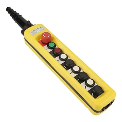 Image of Garosa Hoist Crane Push Button Switch Lifting Pendant Controller Control Station UP Down with Emergency Stop