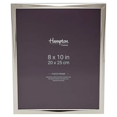 Image of Hampton Frames Photo Frame, Silver, 8x10 (20x25cm)