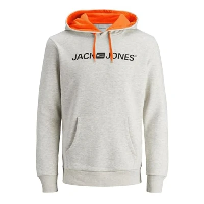 Image of JACK &amp; JONES Men’s Hoodie, Hooded Jumper with Logo, 3XL
