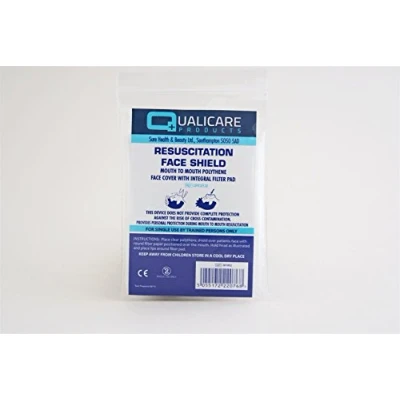 Image of Qualicare Resuscitation Face Shield for Mouth to CPR