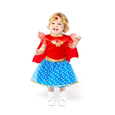 Image of amscan (PKT) (9906724) Child Girls Wonder Woman Costume (18 24m)
