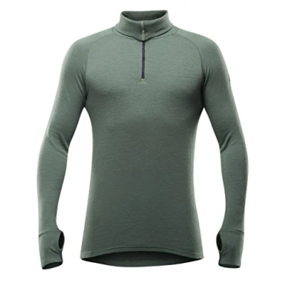 Image of Devold Expedition Zip Neck Top Men Forest Size M 2020 Underwear