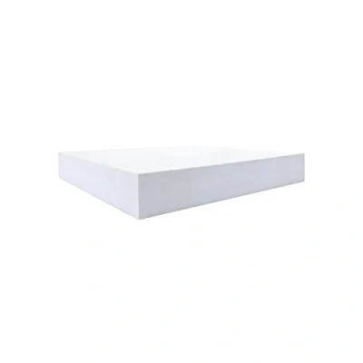 Image of Rebecca Mobili 2 Pcs Floating Shelf Display Unit White Wood Modern Style Kids Bedroom Living Room 3,8 x 25 cm (H W D) Art. RE6063