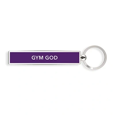Image of IF Show Offs Keys Gym God Keyring Purple, 8 cm