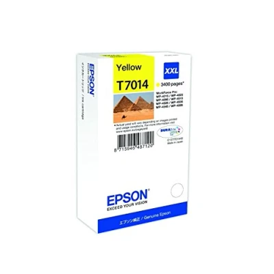 Image of Epson T7014 Yellow Genuine, XXL High Yield Ink Cartridge DuraBrite Ultra