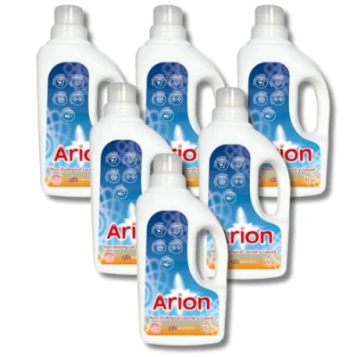 Image of Arion Non Bio Liquid Laundry Detergent 6x1L 198 Washes
