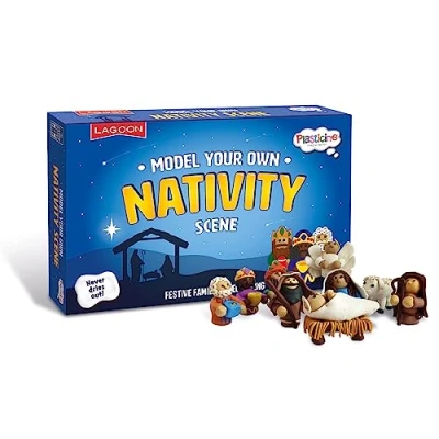 Image of Lagoon Group The 6768 Plasticine Model Your Own Nativity Scene, Multi