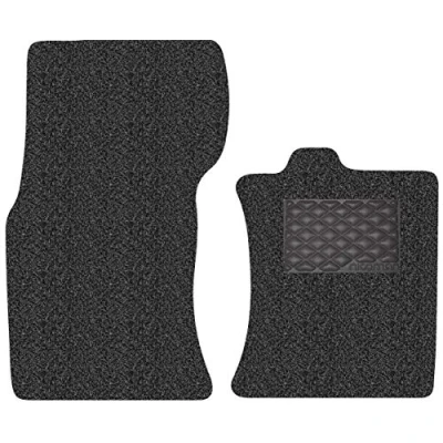 Image of Nicoman Spaghetti All Weather Fully Tailored Car mats Fit【2016 2019 XF Saloon/Estate X260 】(Front Set 2 Piece,Charcoal)