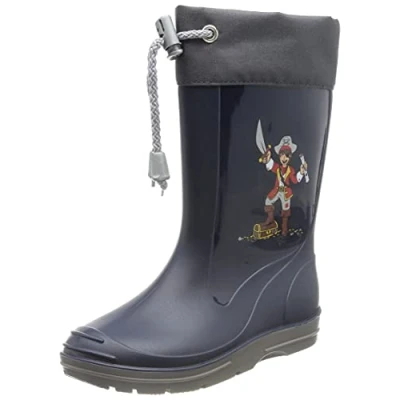 Image of Beck Boys Ritter Rain Boot, Blue, 8 UK Child