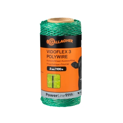 Image of Vidoflex 3 PowerLine 100 m Green Electric Fencing