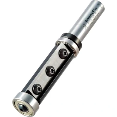 Image of Trend Professional Rota Tip Double Guided Two Flute Router Cutter, 1/2 Inch Shank, 19.1mm Cut Diameter &amp; 50mm Length, RT/75X1/2TC