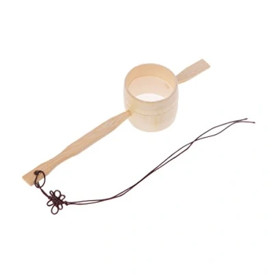 Image of Yushu Loose Leaf Tea Infuser, Bamboo Strainer Ultra Fine Strainer, Kitchen Filter, Mesh Handy Handmade Colander, Natural Infuser