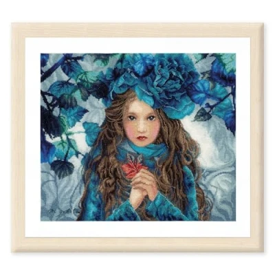 Image of Lanarte Counted Cross Stitch Kit, Cotton, Multicoloured, 38x32cm
