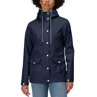 Image of Regatta Women&#039;s Bayarma Lightweight Jacket Navy Size 10
