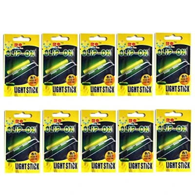 Image of QualyQualy Glow Sticks For Fishing Pole M L XL Fluorescent Stick Light Night Fishing, Rod Tip 20 Pcs(10 Packs) (10Packs 2.0 2.6mm)