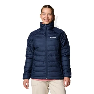 Image of Columbia Powder LITE FULL ZIP Jacket Winter jacket, Women&#039;s, Size: XS, Collegiate navy