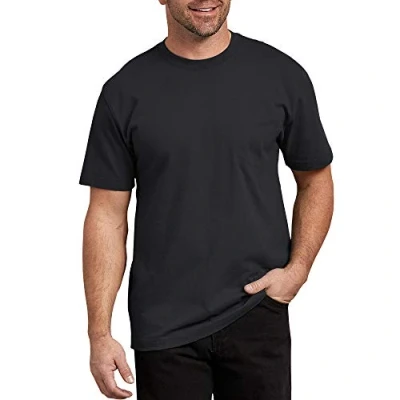 Image of Dickies Mens Heavyweight Crew Neck Shirt, XXX Large, Black