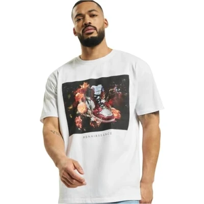 Image of Upscale by Mister TEE Renairssance Painting Oversize Print Tshirt, Men&#039;s, Size: Large, White
