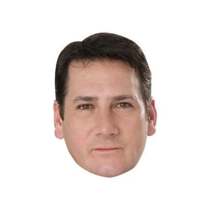 Image of FoxyPrinting Tony Hadley Celebrity Cardboard Party Face Mask Fancy Dress